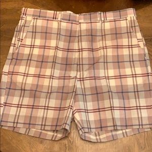 Men’s Reed St.James flat front plaid shorts Sz: 36
